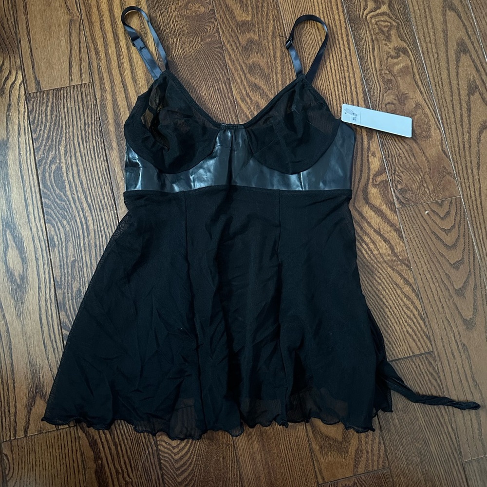 Elegant Black Women's Intimate Dress